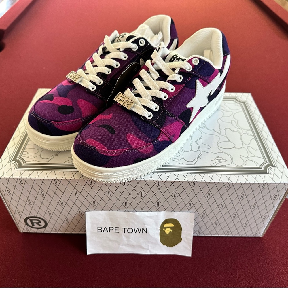 Bape Color Camo Bapesta (PURPLE) 8